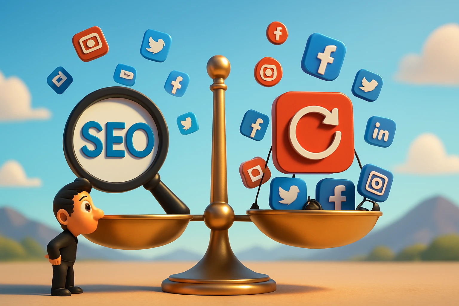 seo vs social media