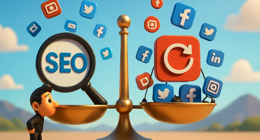 seo vs social media